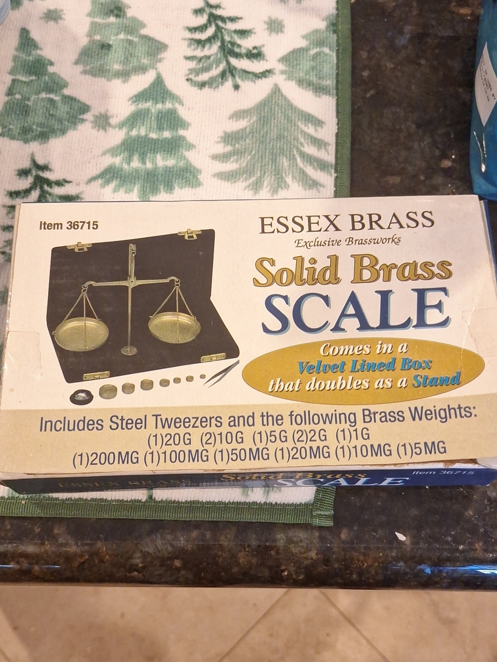 Essex Solid Brass Scale  - Classic Balance Scale